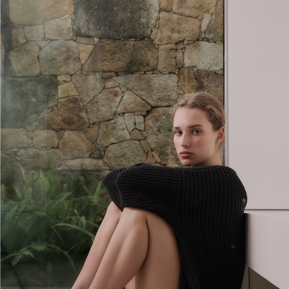 Silver Zara Ballet Flats